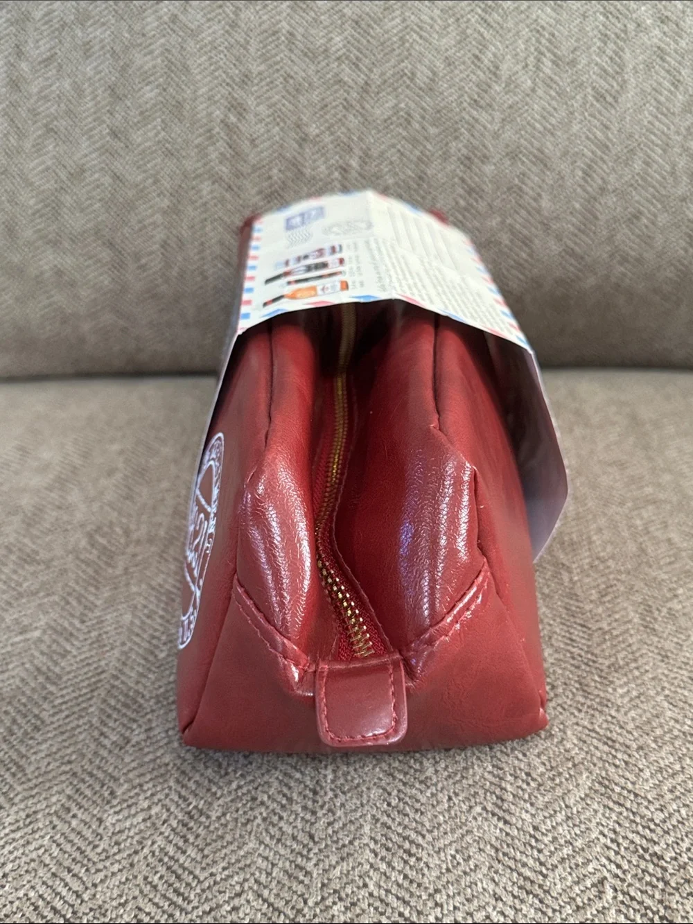 NEW 18.21 Man Made Sweet Tobacco Dopp Kit Travel Pouch